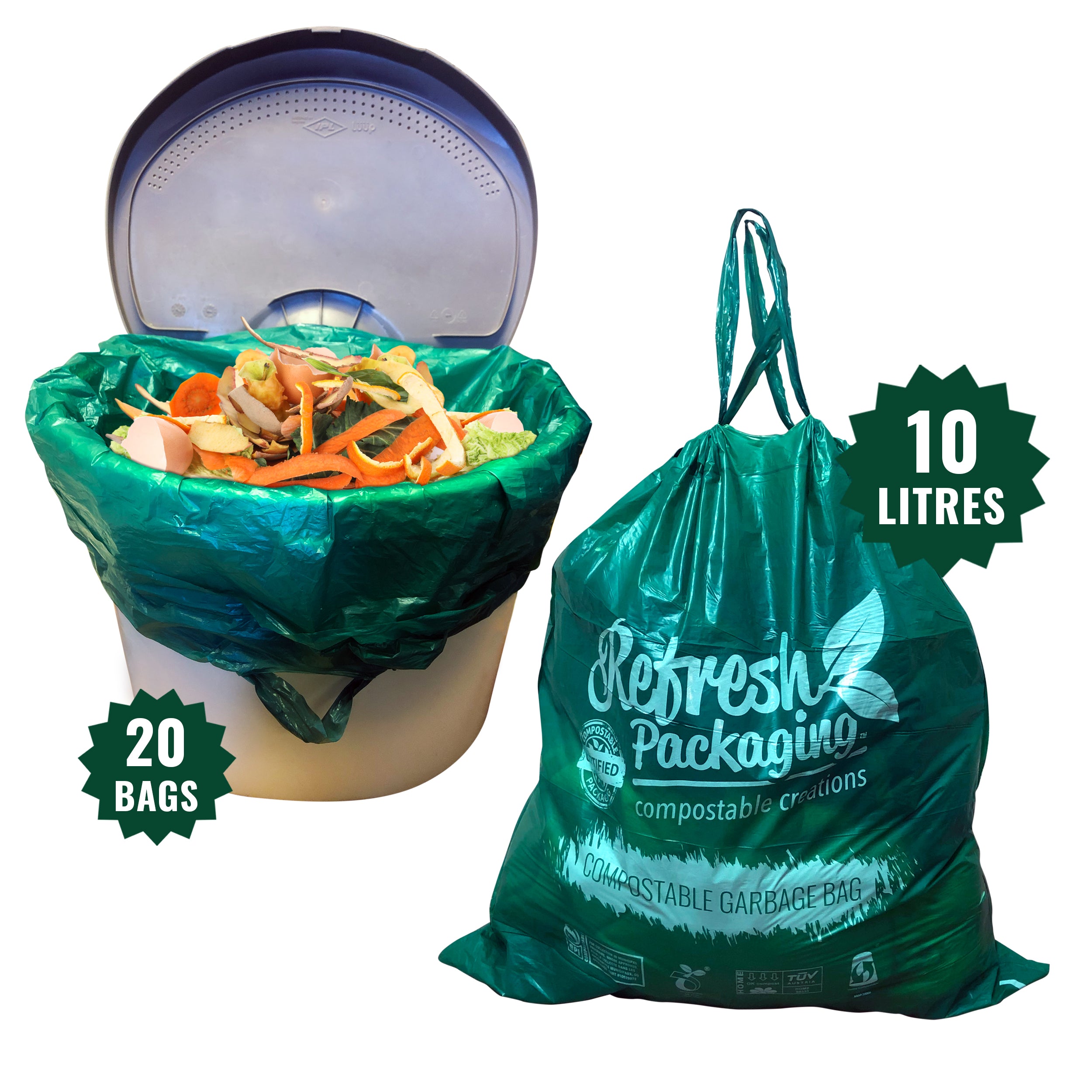 Plastic-Free Trash Bag Starter Kit