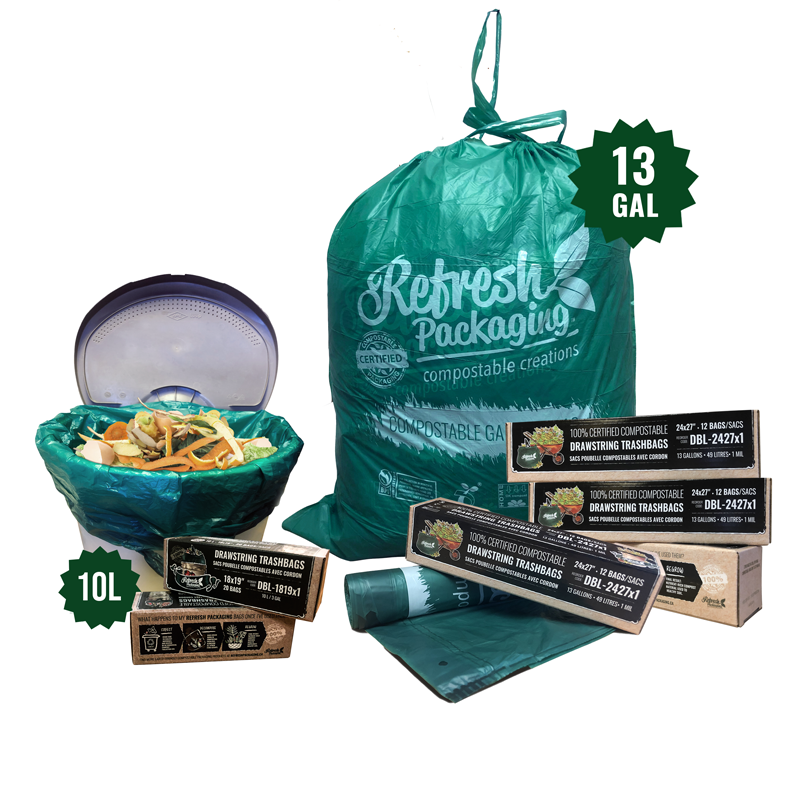 Plastic-Free Trash Bag Starter Kit