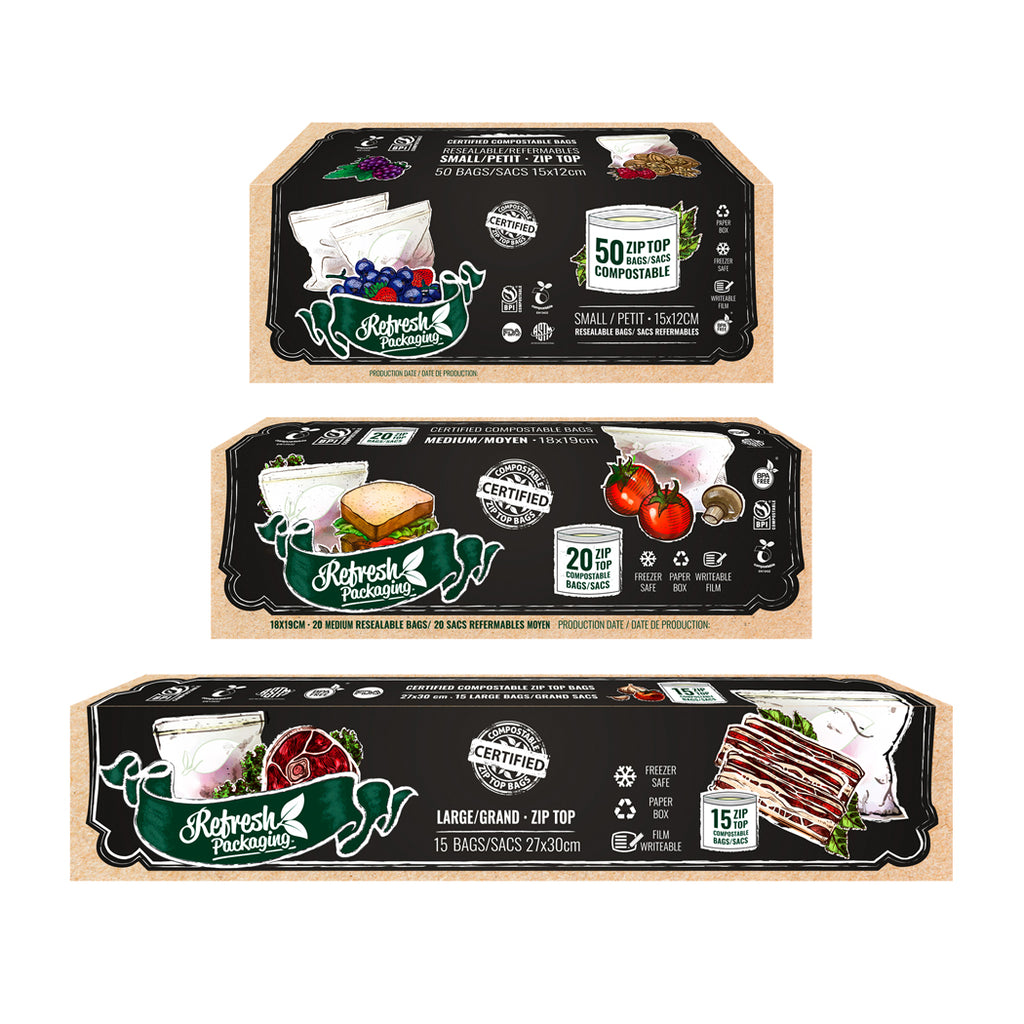 ZipTop Food Storage Freezer Bags