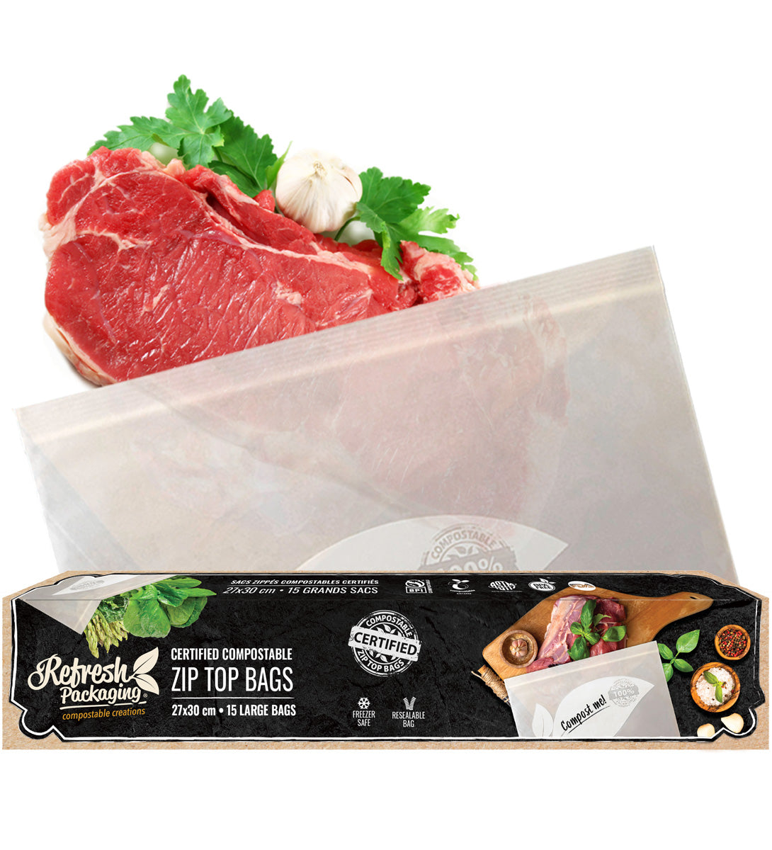 ZipTop Food Storage Freezer Bags