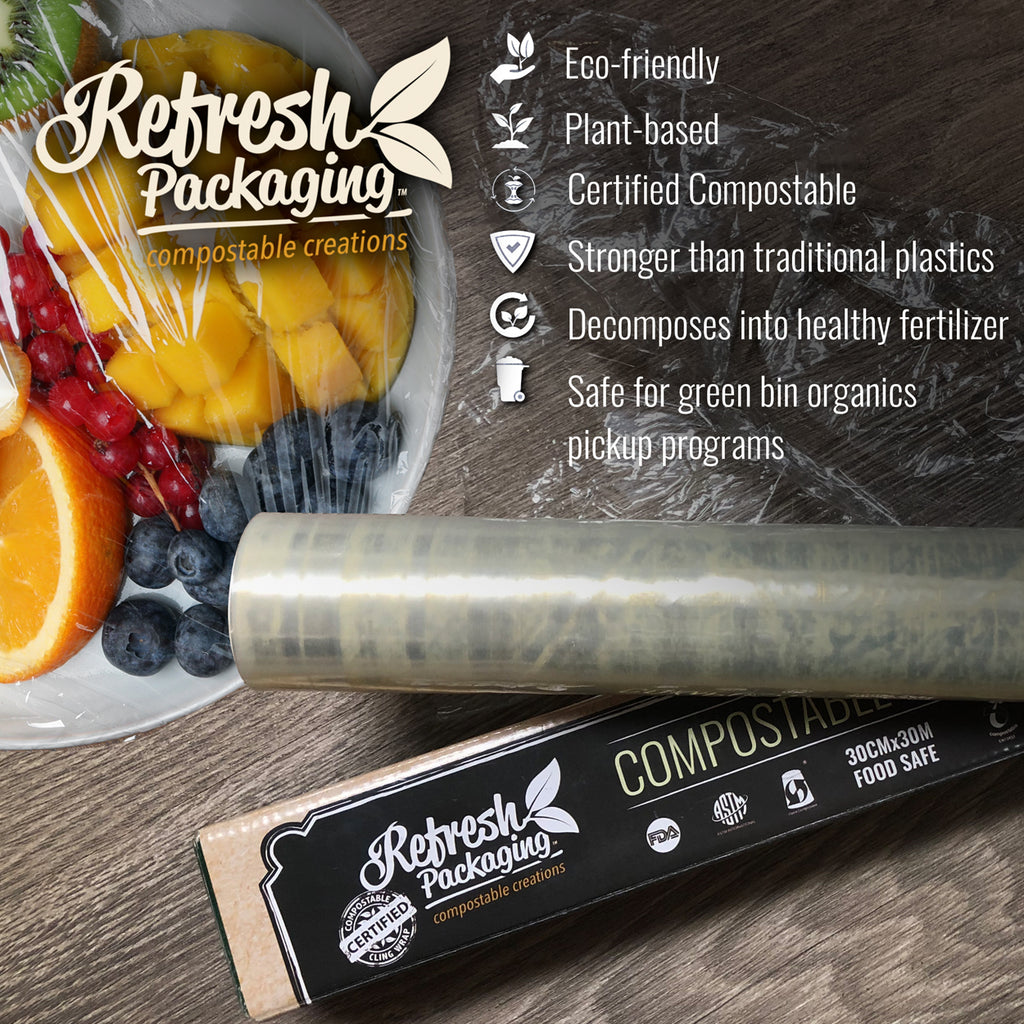 Compostable Cling Wrap - 2 Pack