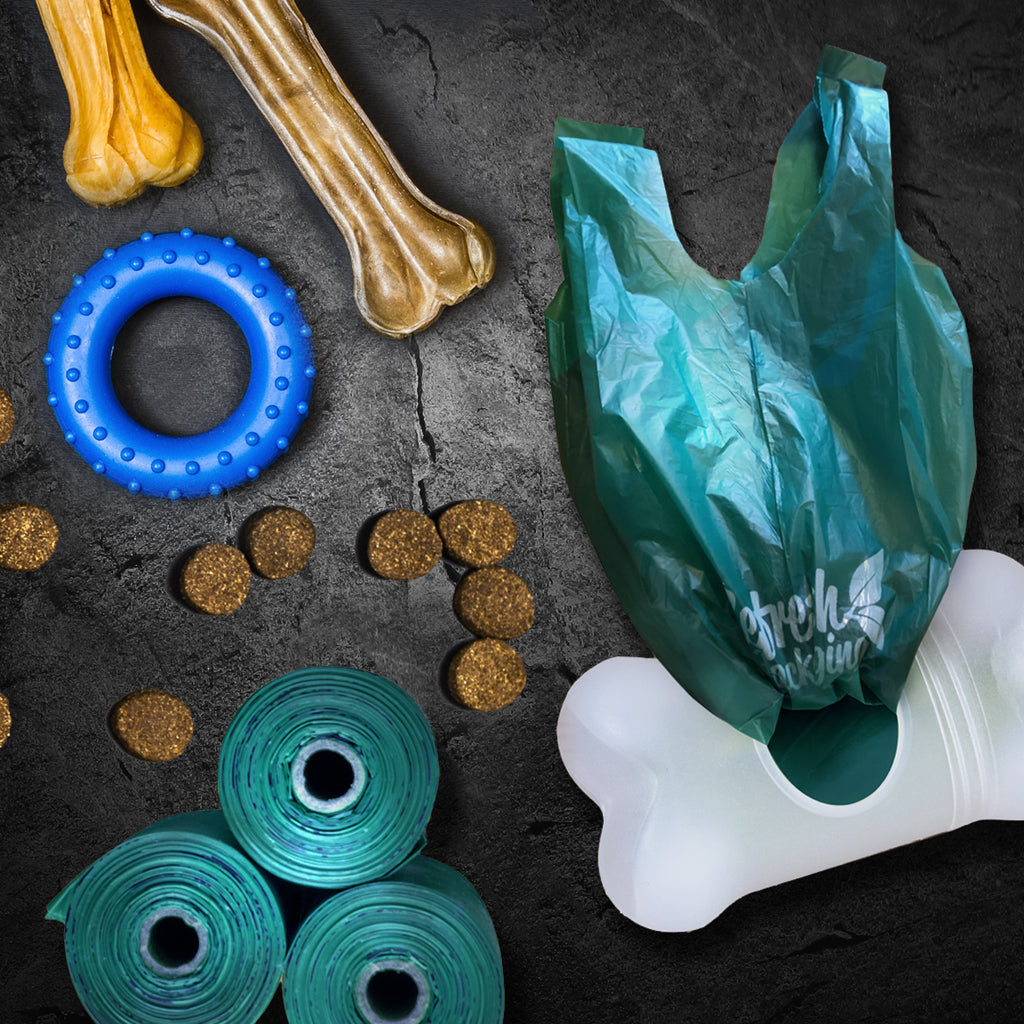 Pet Waste Bags with Handles - 4 Pack - 240 Bags Total