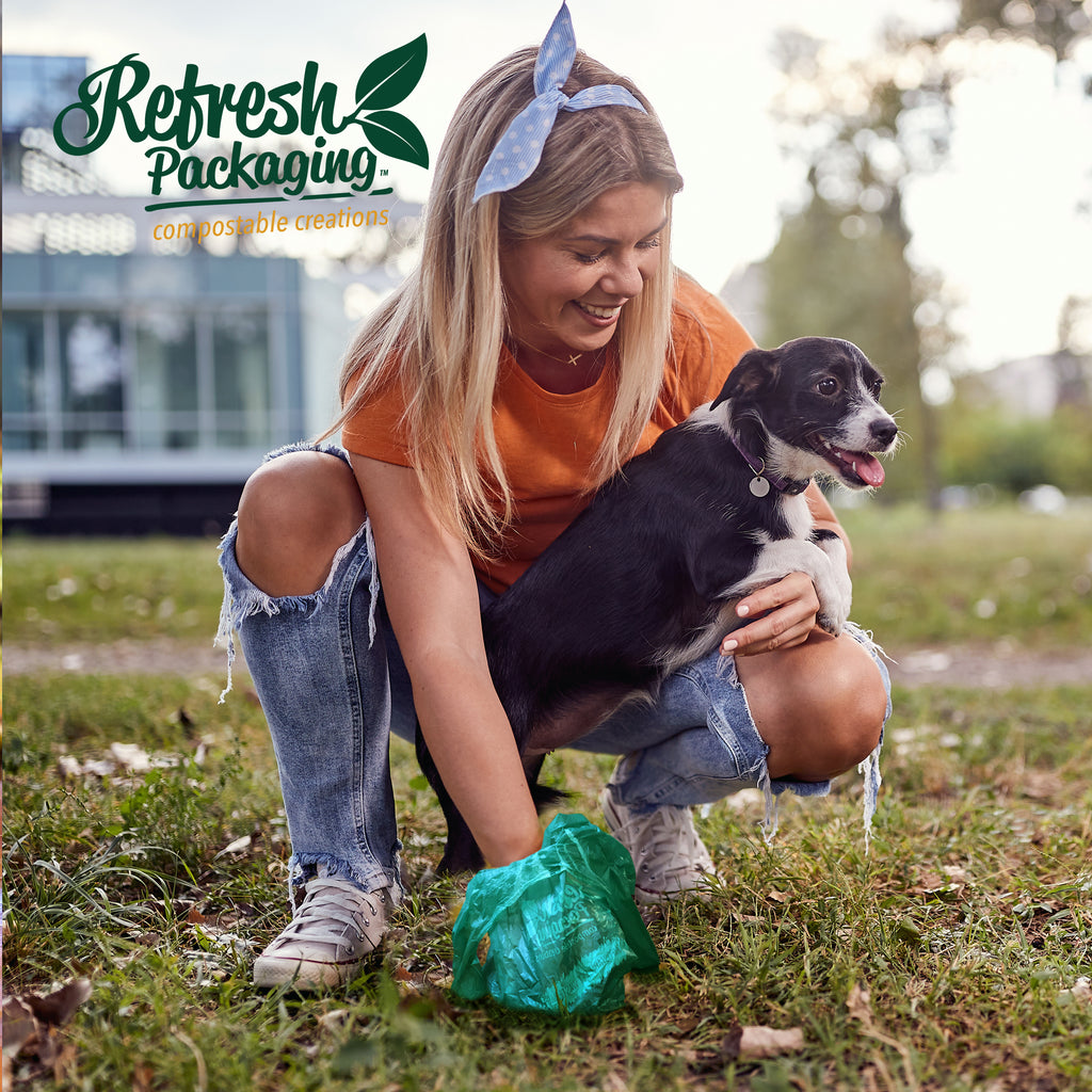 Pet Waste Bags with Handles - 4 Pack - 240 Bags Total