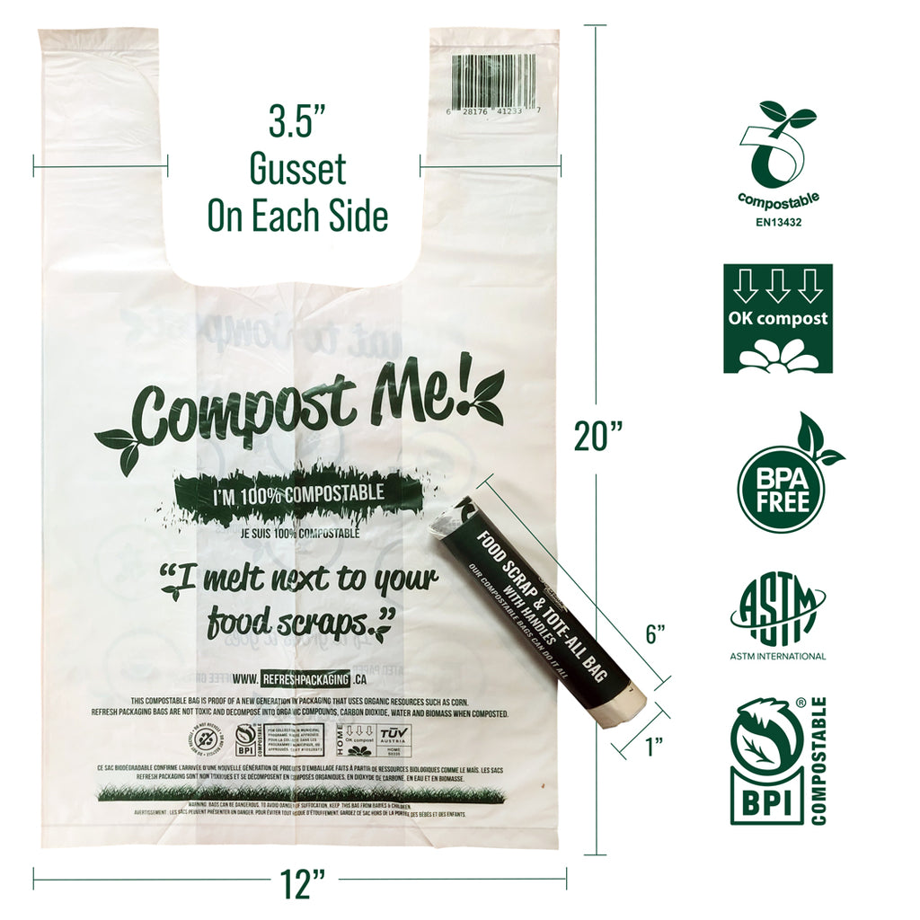Tote-All Compostable Bags - All Purpose