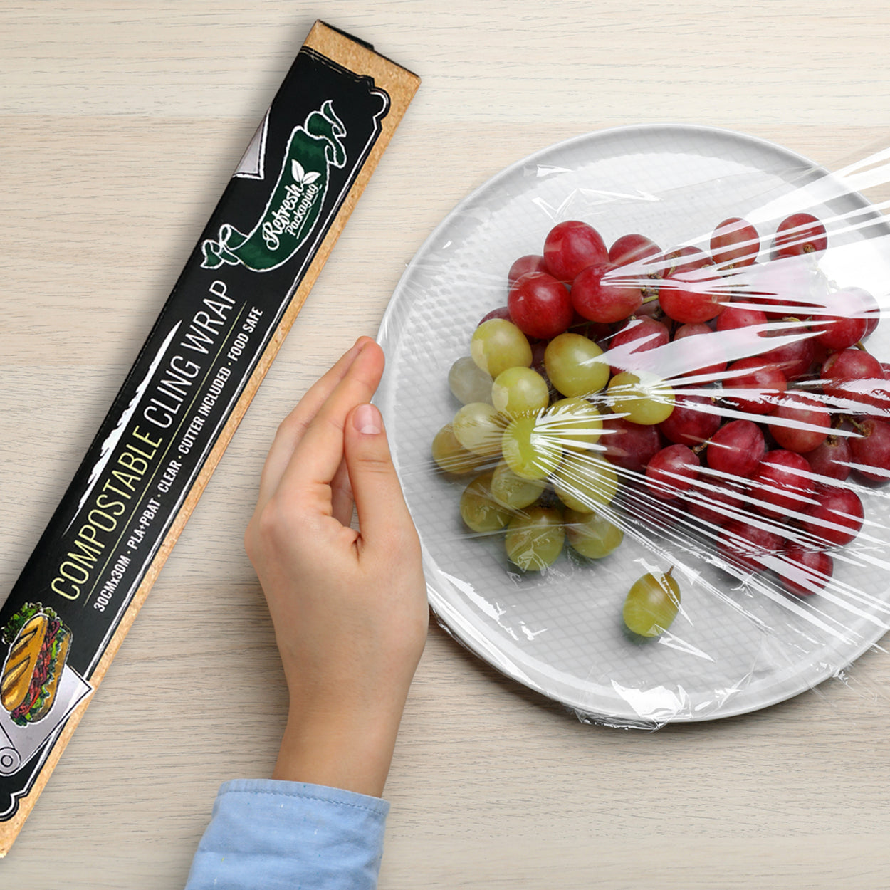 Compostable Cling Wrap - 2 Pack