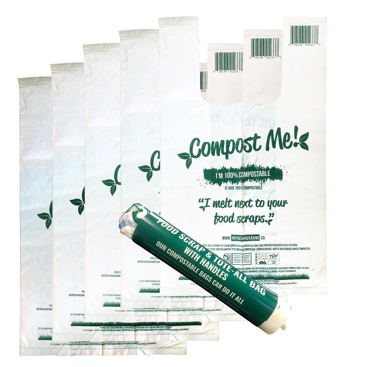 Tote-All Compostable Bags – Pack All Purpose Refresh Packaging